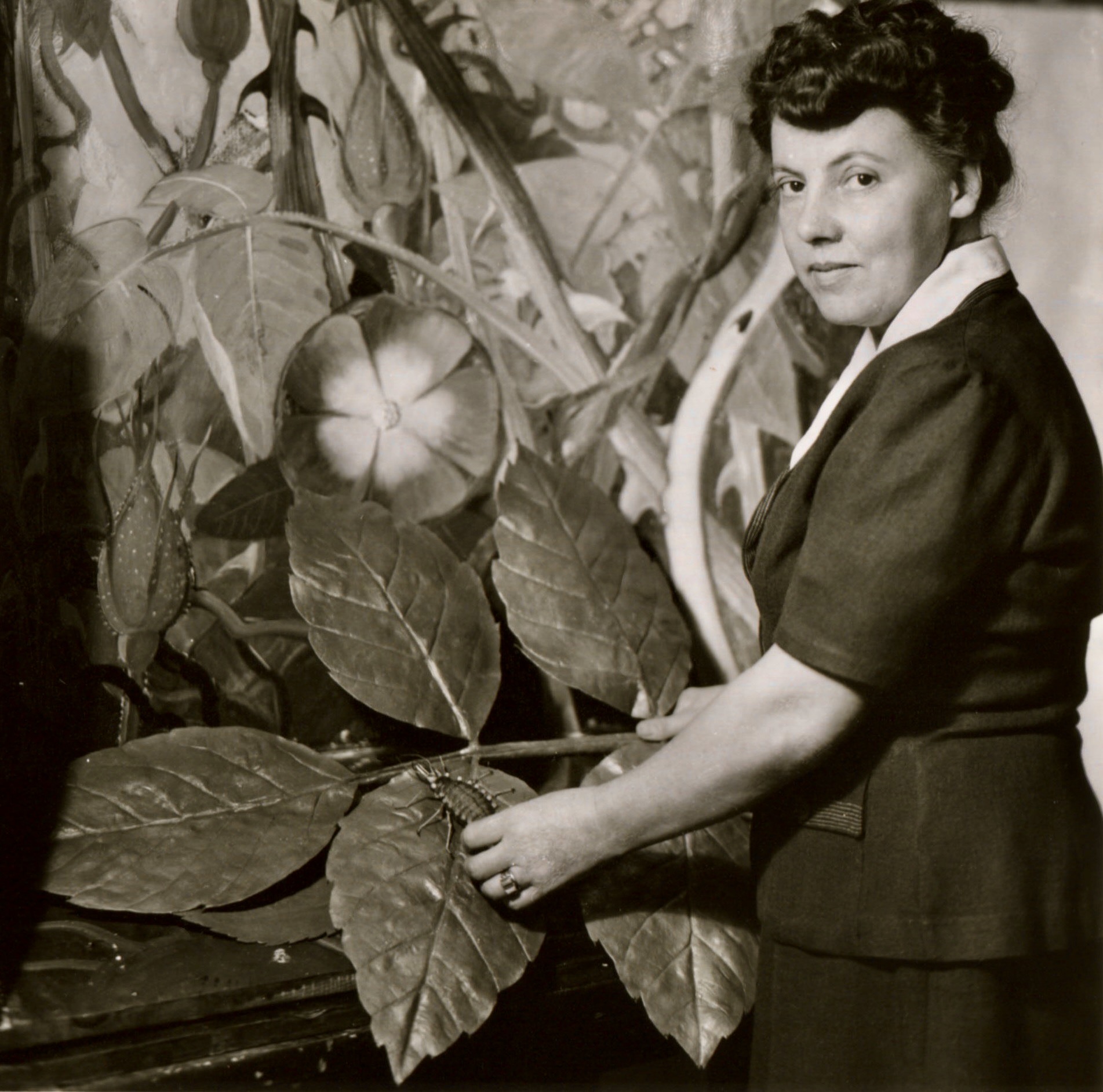 Carnegie Museum preparator Hanne von Fuehrer, 1947
