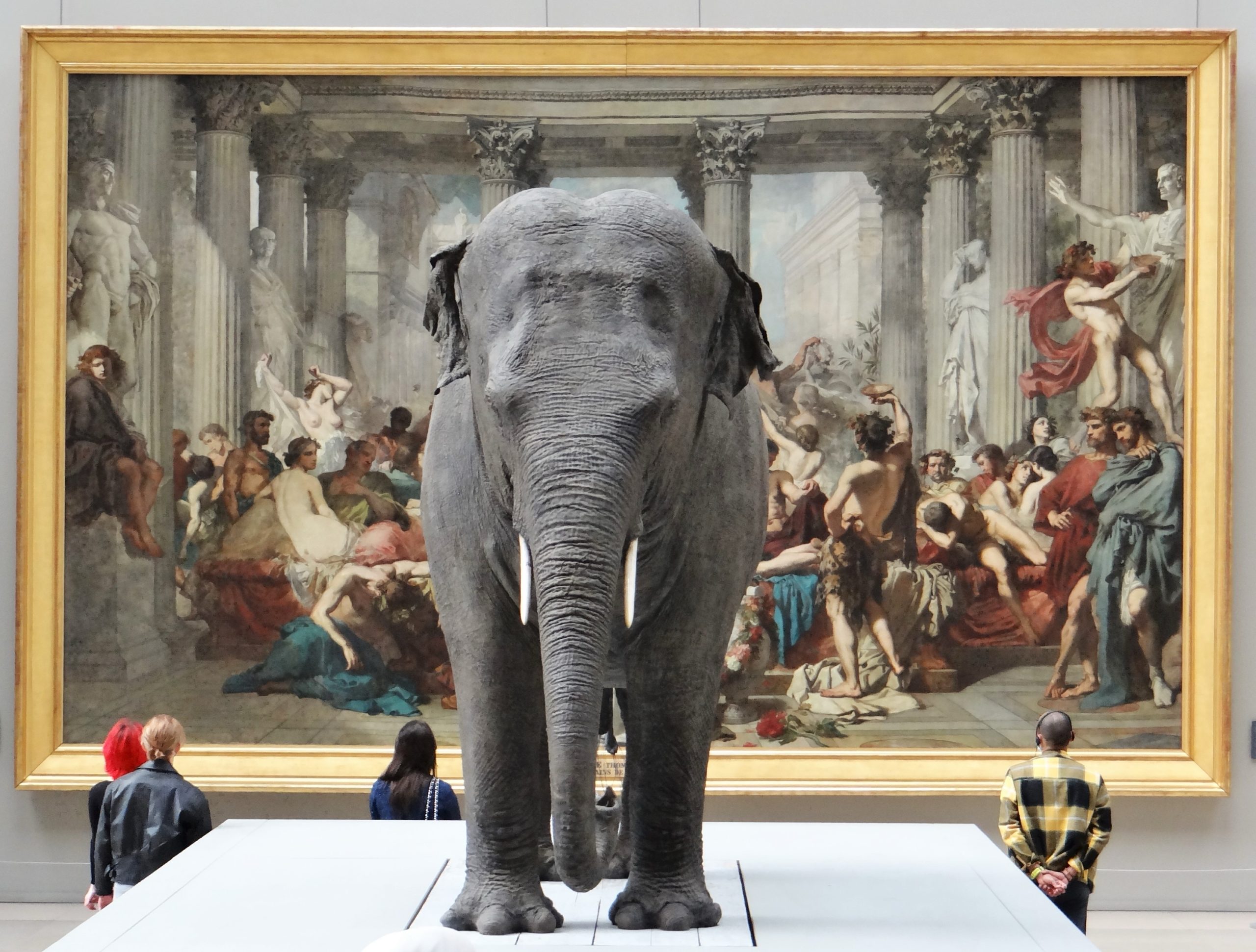 Parkie at the Orsay Museum, Paris, 2021