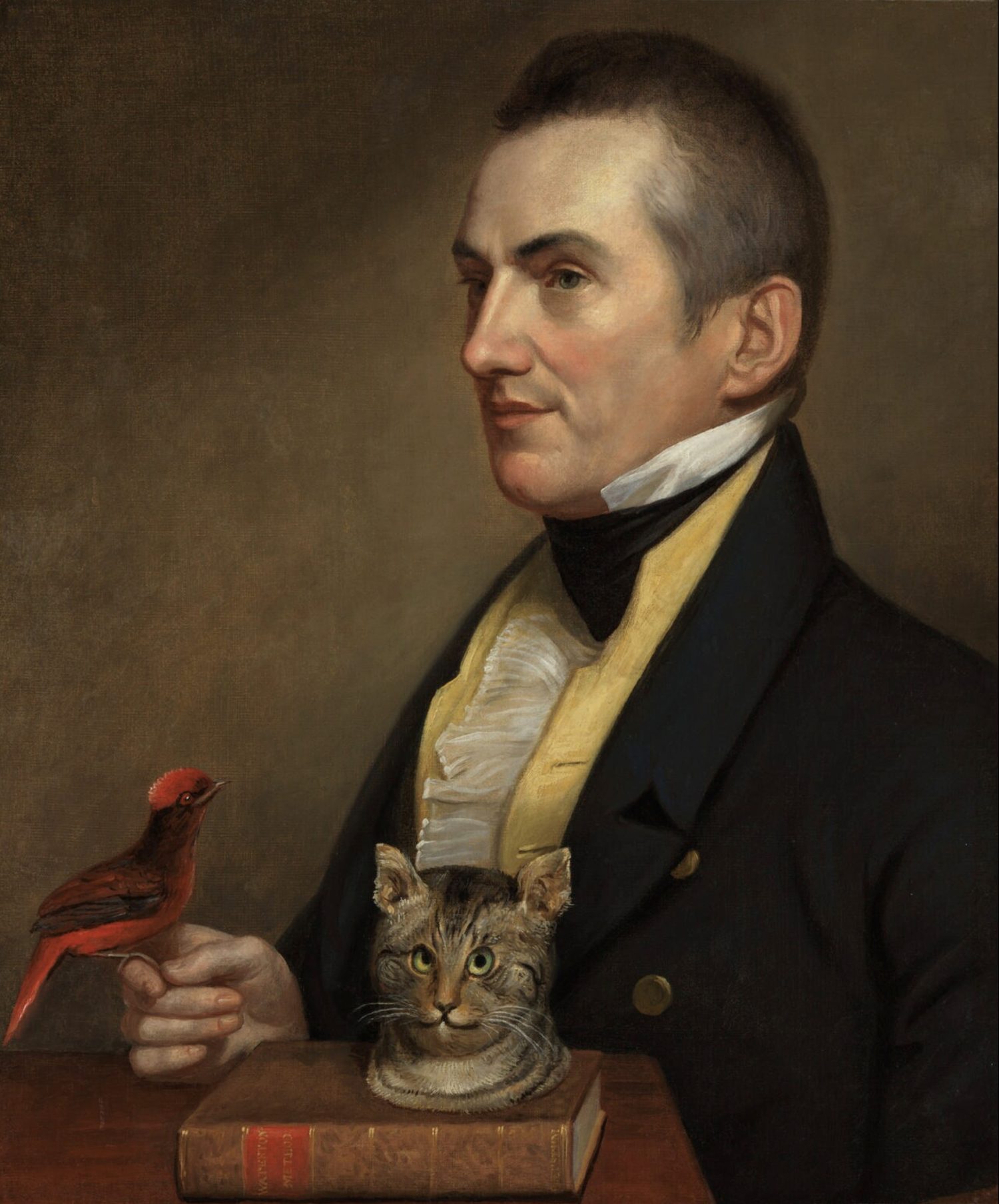 Charles Waterton, by C.W. Peale, 1824